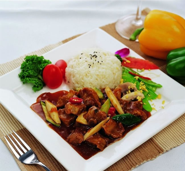 葱油排骨饭