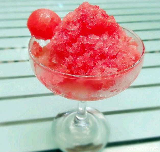 西瓜沙冰