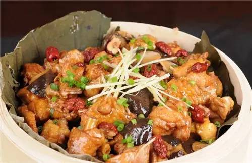 冬菇蒸鸡饭