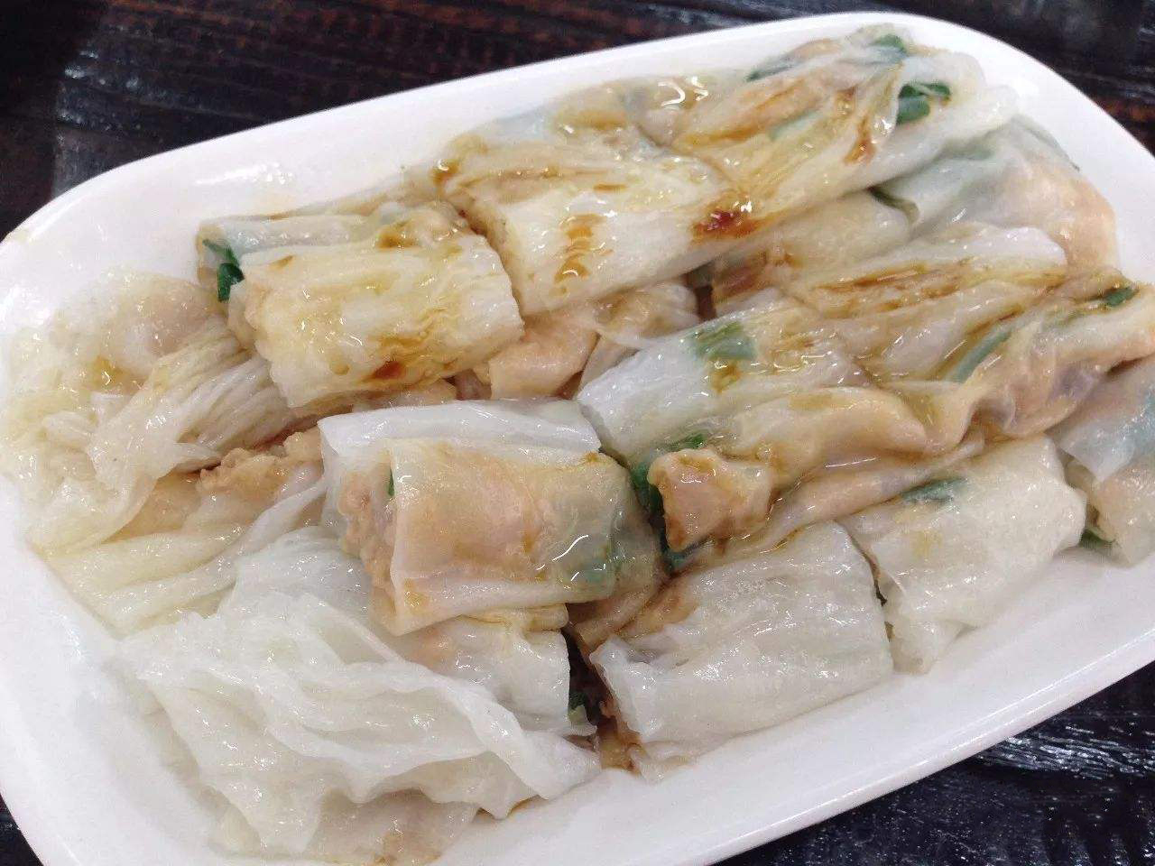 榨菜瘦肉肠粉