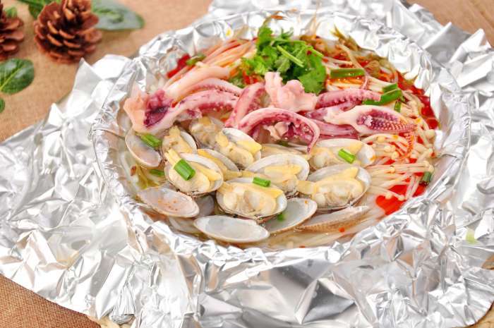 辣味鱿鱼花甲粉