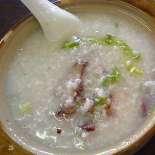叉烧淡菜粥