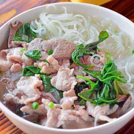 猪肝瘦肉汤粉