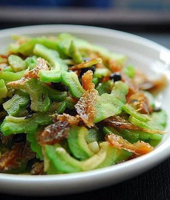 凉瓜炒豆豉鲮鱼饭