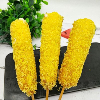 （芝士）拉丝热狗