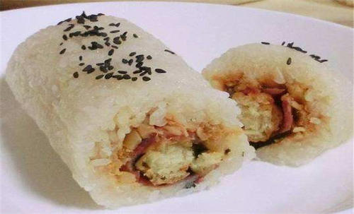 金针幼笋饭团