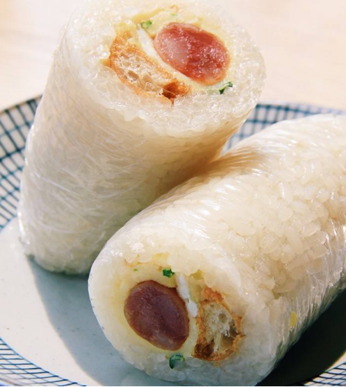 火腿饭团