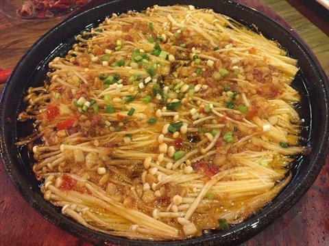 铁板金针菇